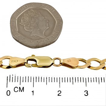 9ct gold 12.4g 20 inch curb Chain